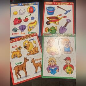 Puzzle Patch Vintage Tray Puzzles Lot Of 4